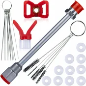 Rosfix ROSFIX SET DODATNA OPREMA ZA BRIZGALNO PIŠTOLO – LANCA 30 CM, 10 TESNIL, 10 ŠČETK | 7/8, 290 BAR, (5000073697)