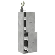 Ormaric za lijekove boja betona 40x41x144,5cm konstruirano drvo