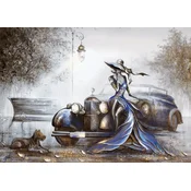 Magnolia - Puzzle Dama v modrem - 1 000 kosov
