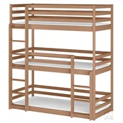 Pograd Ted za 3 otroke - 80x180 cm - cimet
