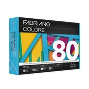 Papir barvni a4 fabriano colore intenzivne barve 80gr FABRIANO - T. MODRA