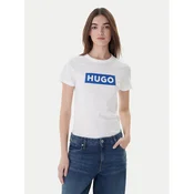 HUGO Majica Classic 50510772 Bela Slim Fit