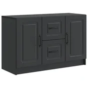 Vidaxl Strani šal Črna 89 x 34,5 x 57 cm Inženirski les
