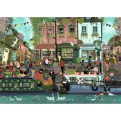 Ravensburger - Puzzle Mesto ob reki - 1 000 kosov