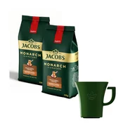 Jacobs Mlevena kafa Monarch traditional, 200 g, 2 komada+ Šolja