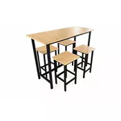 Barski set Urban Natur, Sto i cetiri stolice