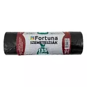 FORTUNA 135L crna vreća za smeće, 70x110 cm, pakiranje od 10 komada 12.01741