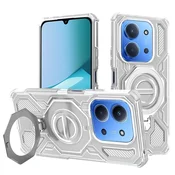 Hibridna maska Carbon Shield Pro za Xiaomi Redmi 15C 4G / Redmi 15C 5G / Poco C85 - white transparent