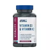 Applied Nutrition - Vitamin D3 in Vitamin K2, 60 kapsul