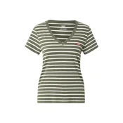 LEVIS  Majica PERFECT oliva/bela