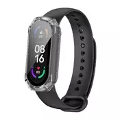 Ovitek z zaščito zaslona Techsuit Defense360 Pro za Xiaomi Mi Band 4/5/5 NFC/6/6 NFC - prozoren