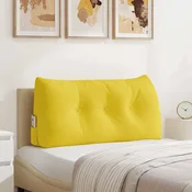 vidaXL Jastuk za leda Svijetlo žuta 100 x 24 x 50 cm tkanina