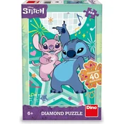 Dino Stitch 200-delna sestavljanka z dragulji