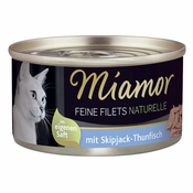 6x80g Miamor Feine Filets Naturelle za mačke - Piščanec & tuna