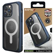 Raptic X-Doria Secure ovitek za iPhone 14 Pro z MagSafe, moder