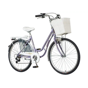 Bicikla Visitor Machiato fashion Fam 2629s6/ljubicasta/Ram 18/Tocak 26/Brzine 6/Kocnice V brake