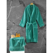 Conceptum Hypnose Set bademantil sa peškirom Exclusive, Zeleni