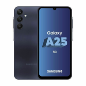 Samsung Galaxy A25 5G SM-A256B, 16,5 cm (6.5), 1080 x 2340 pikseli, 256 GB, 50 MP, Android 14, Crno, Plavo