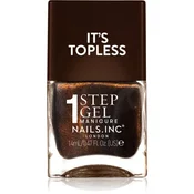 Nails Inc. It’s Topless gel lak za nohte za dolgoobstojen učinek odtenek Zöe 14 ml