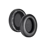 Nadomestne blazinice za ušesa za Sony WH-XB910N, Spominska pena + PU usnje, Črne, 1 Par