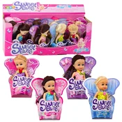 slomart Mini lutka LEAN TOYS Vila/Elf, mešani modeli (modra, vijolična, roza)