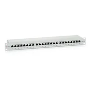 Equip Cat6 24 port, 1U, patch panel sa zaštitom, bijeli (326324)