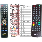 General EMTEC MOVIE CUBE N150H - compatible General-branded remote control