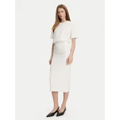 Marella Vsakodnevna obleka Ileana 2513621014 Bela Slim Fit