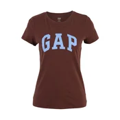 Gap Petite Majica svetlo modra / rjava