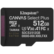 Kingston Canvas Select Plus/Micro SDXC/512GB/UHS-I U3 / Class 10