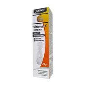 JutaVit - Vitamin C 1000 mg šumeče tablete z okusom limone, 20 tablet