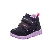 SUPERFIT Copatki za prve korake SPORT7 MINI jajčevec/vijolično modra/sivka