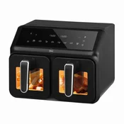 ELD Double dualcrisp FR210 Dualcrisp, friteza na vroč zrak, 2200 W, 8 L, LED zaslon