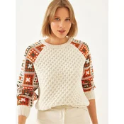 Bianco Lucci Pulover Pullover slonovina