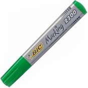 Permanentni marker Bic - 2300 kosi vrh, zeleni