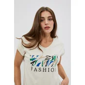Marisse Womens T-Shirt L-Ts-4004 L.Beige