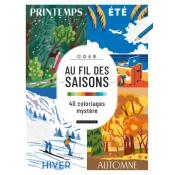 Au fil des saisons : 40 coloriages mystere