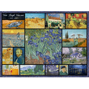 Grafika - Puzzle Kolaž - Vincent Van Gogh - 2 000 kosov