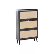 Omarica za čevlje Berwyn 2972 Črna, 78x122x24cm, MDF plošča