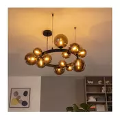 Brilagi - LED lestenec na kablu MILLA 15xG9/3W/230V rjava/dimljena rjava