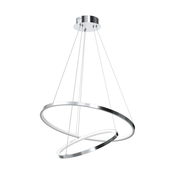 LED luster na sajli ROTONDA LED/51W/230V sjajni hrom