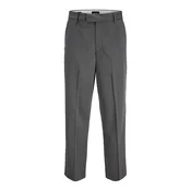 JACK & JONES Hlače na rob JPSTBill temno siva