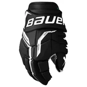 Hokejske rokavice Bauer Supreme FUSE Black/White Intermediate