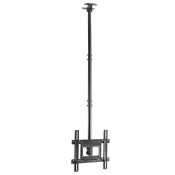 Equip okretna/nagibna stropna tv konzola, crna (650321)