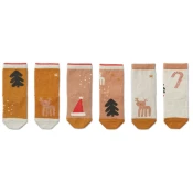 liewood® otroške nogavice silas holiday tuscany rose multi mix 3 pari