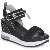 NeroGiardini  Sandalias Mujer Modele E307753d  Črna