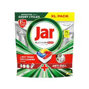 JAR STROJNO kapsule za strojno pomivanje posode Platinum Plus All in One, Lemon, 75 kos