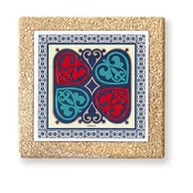 Perun Grafix Podmetac od plute Raška Svetli ornament