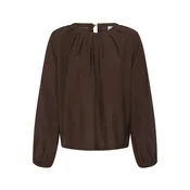 ICHI Bluza IHIMELDA temno rjava