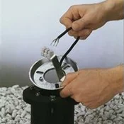 Albert Leuchten Podstavek za pritrditev na tla iz litega aluminija, globina vgradnje 50 cm - Kovina